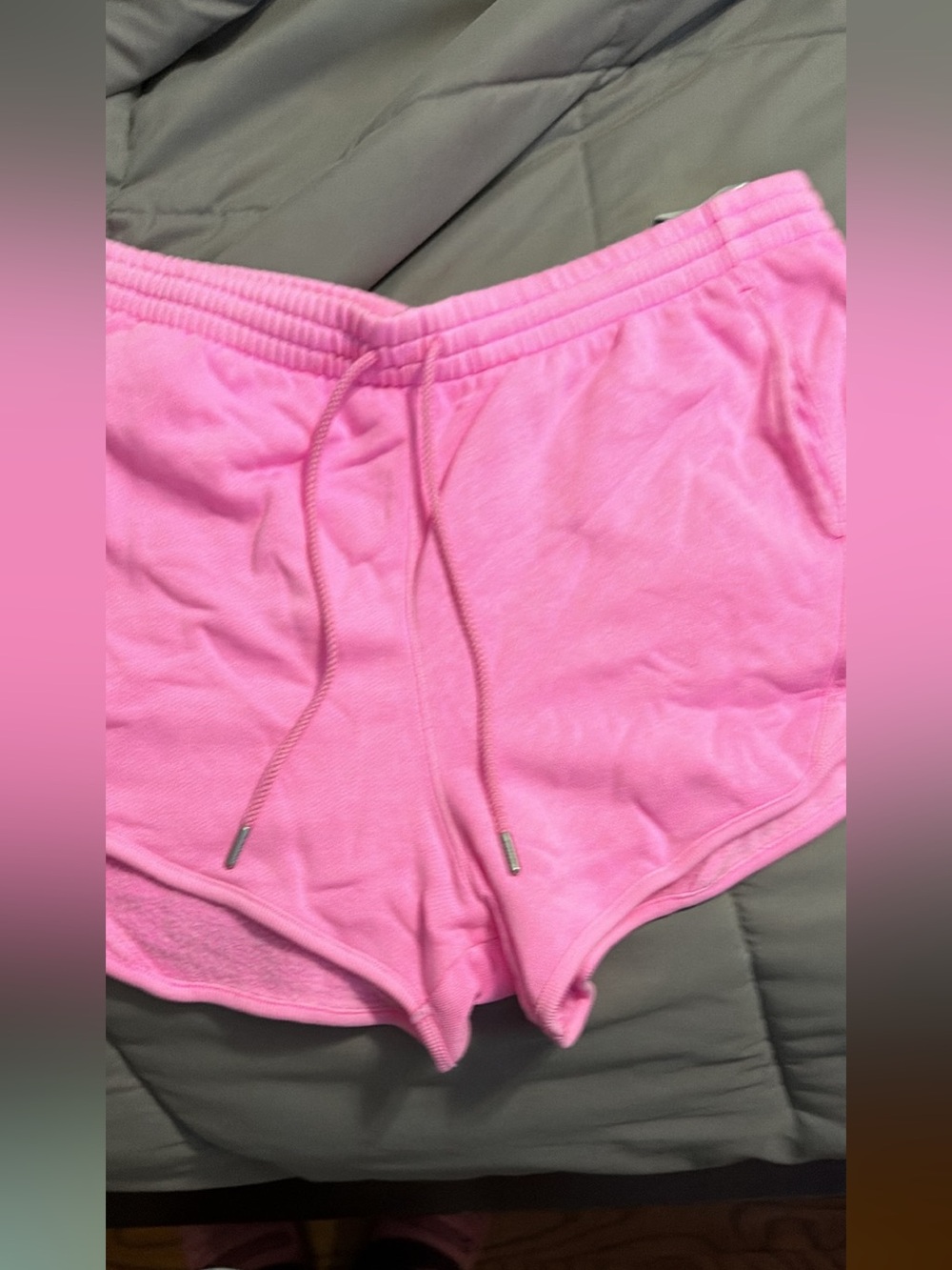 Women’s Pink Drawstring Lounge Shorts new xl